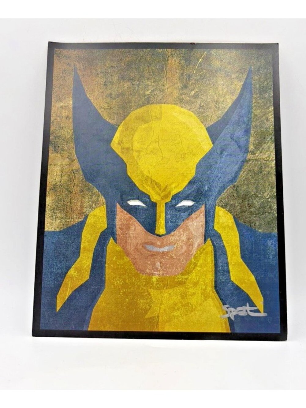 Wolverine Pop Art Print Splat Signed Edition Marvel X Men Portrait Superhero